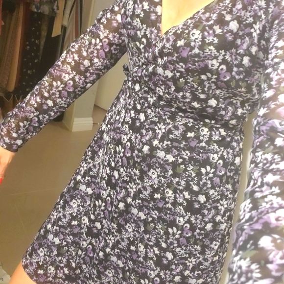 Dress hollister purple xs